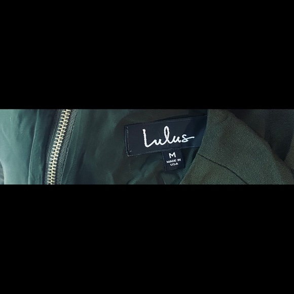 Lulus olive Dress Medium - Picture 13 of 13